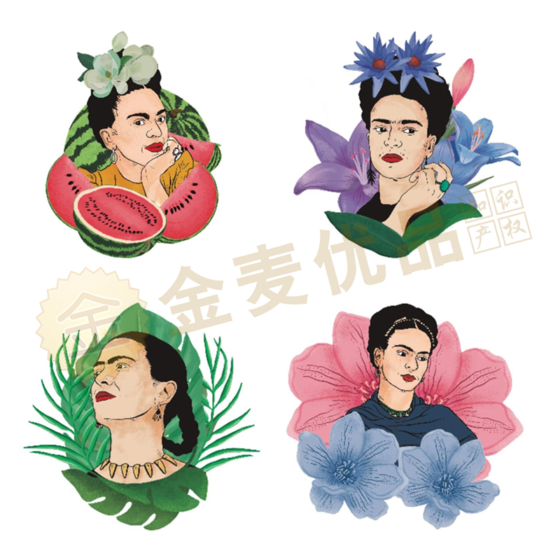 Frida Kahlo连眉女人商标+版权重复维权，已提出TRO！风险极高!